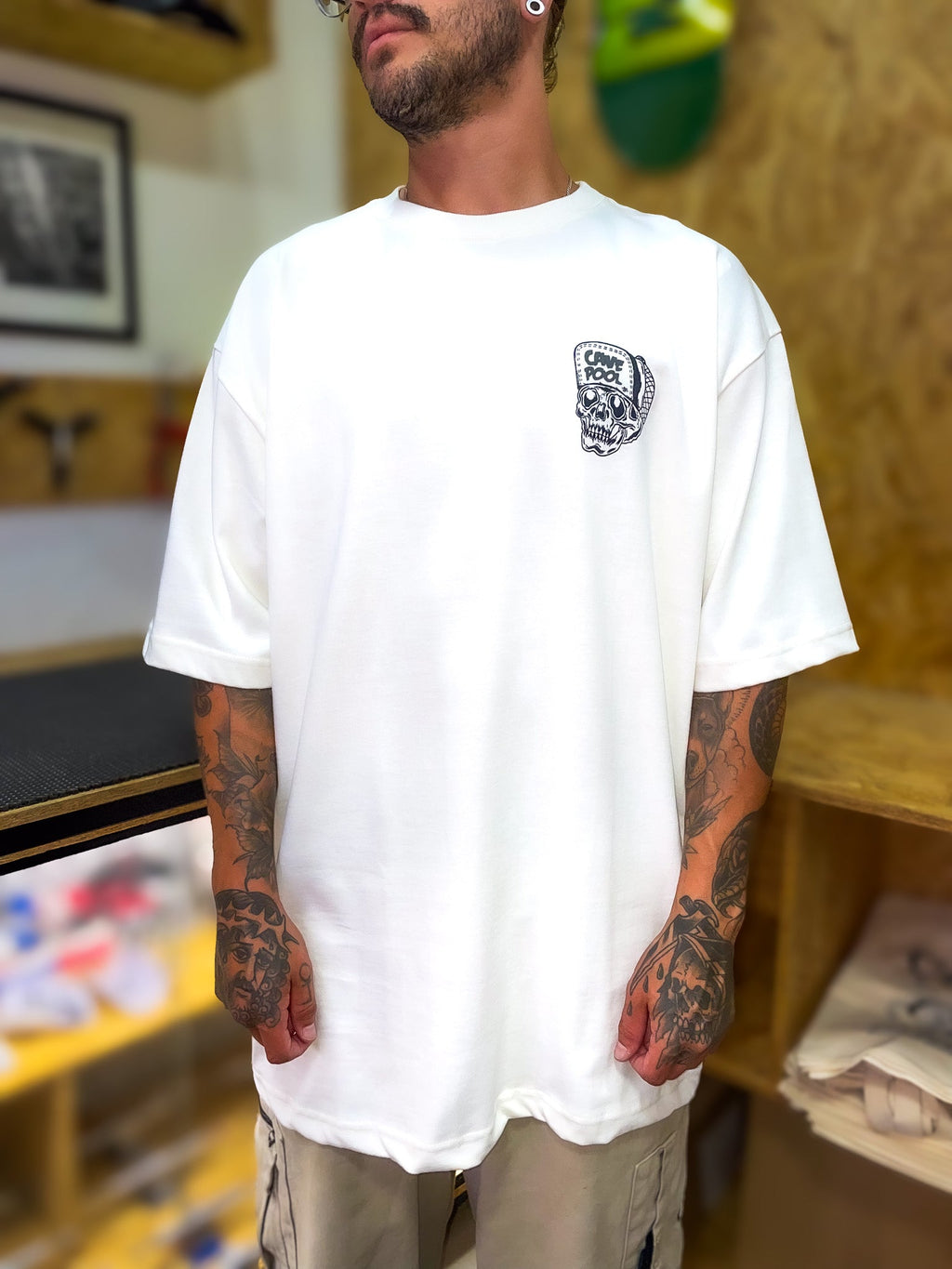 CAMISETA CAVEPOOL "POOL" OFF WHITE